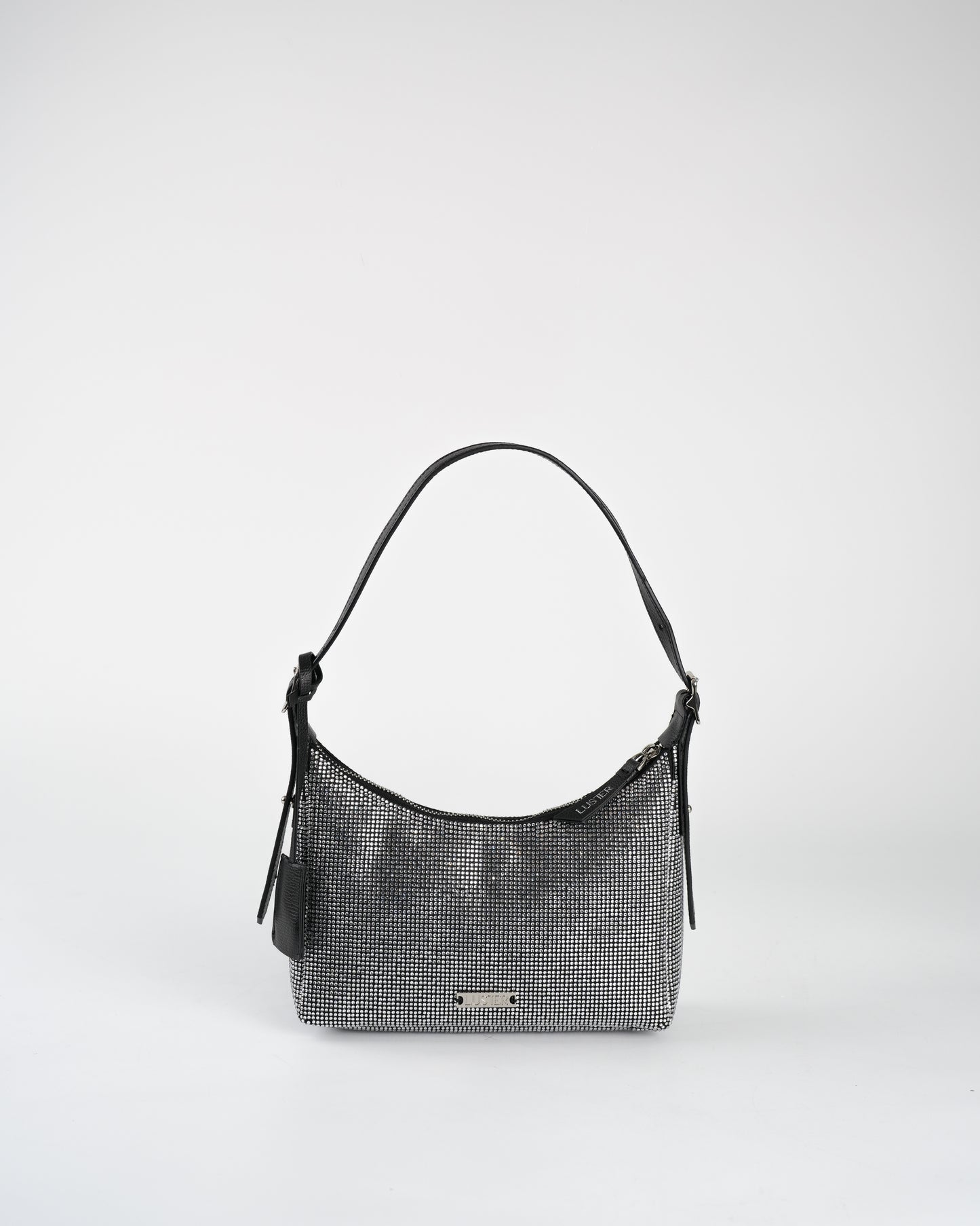 Ezra Crystal Bag in Black