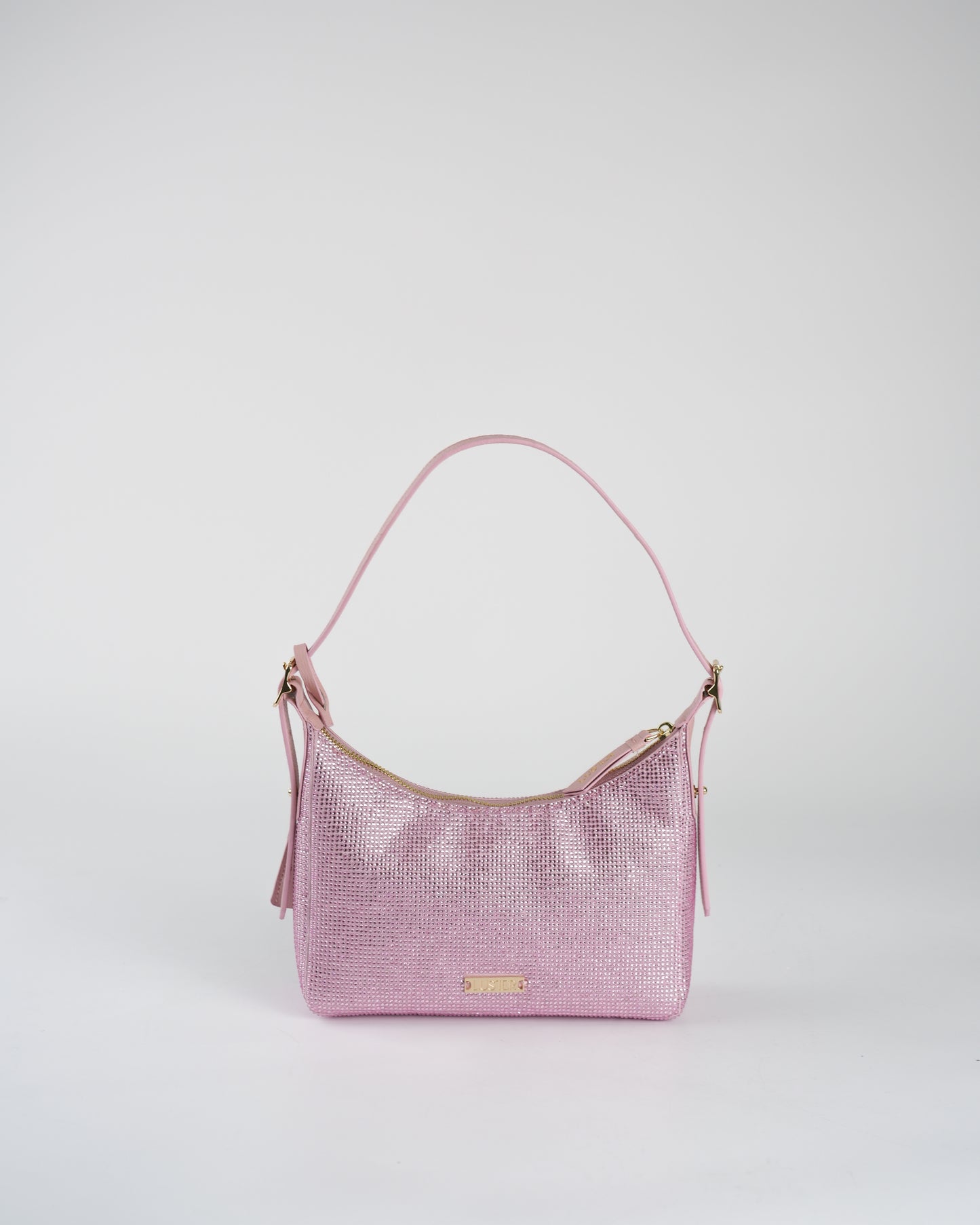 Ezra Crystal Bag in Pink