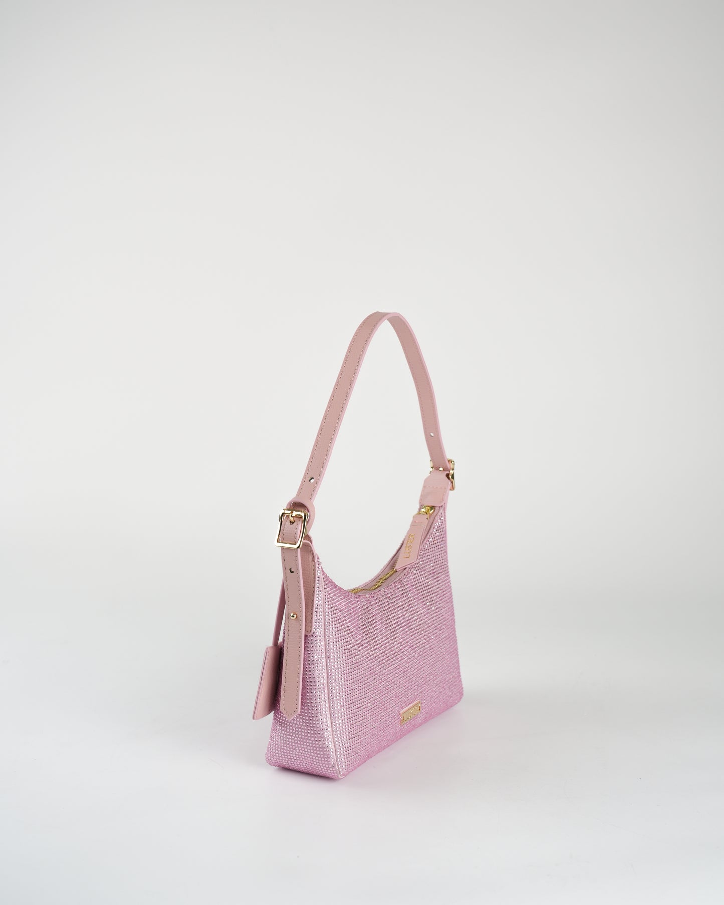 Ezra Crystal Bag in Pink