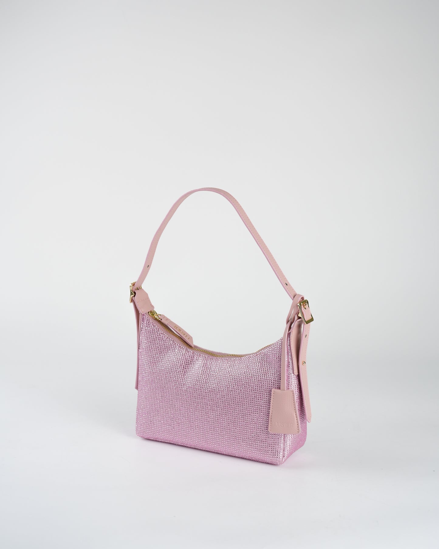 Ezra Crystal Bag in Pink