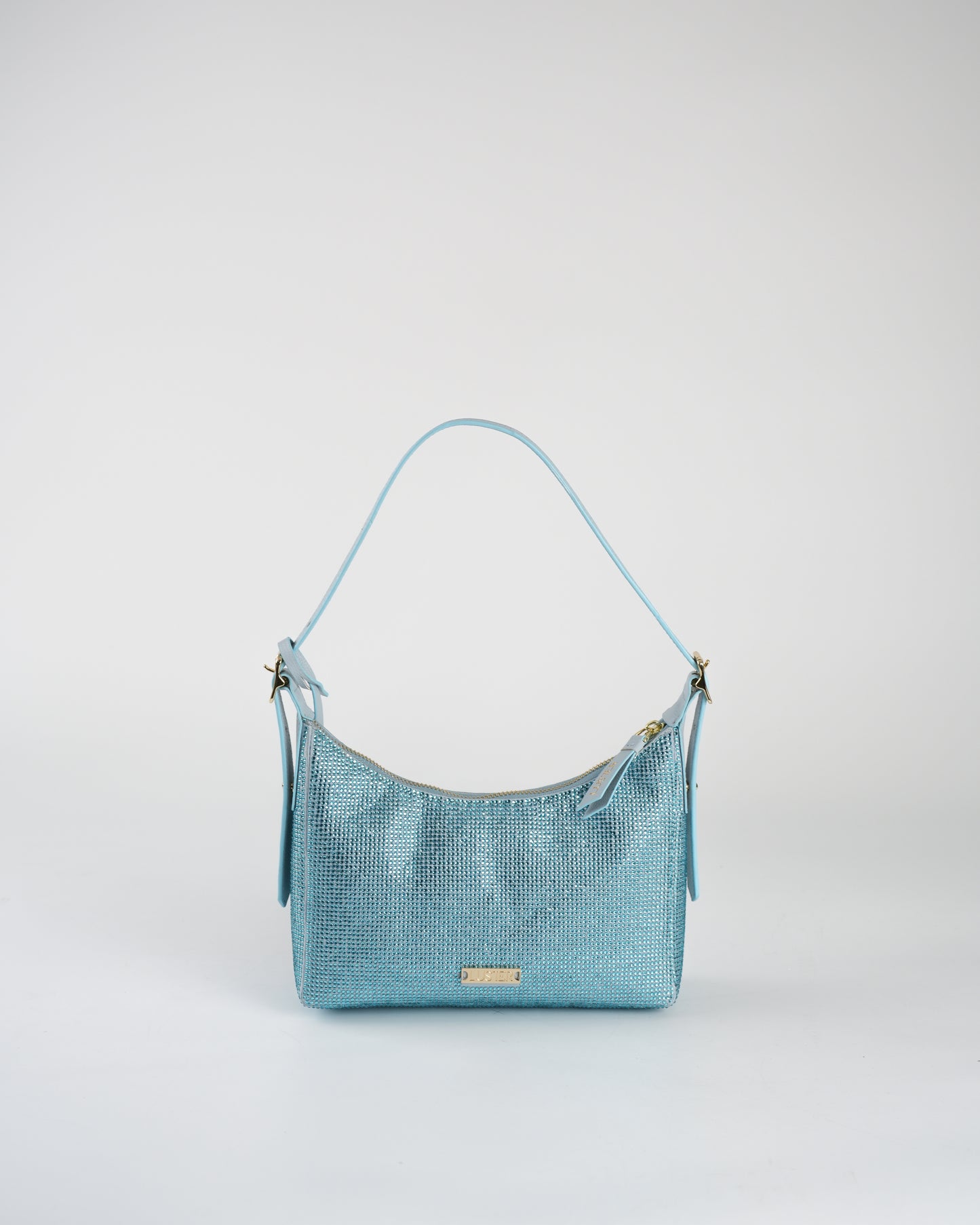 Ezra Crystal Bag in Blue