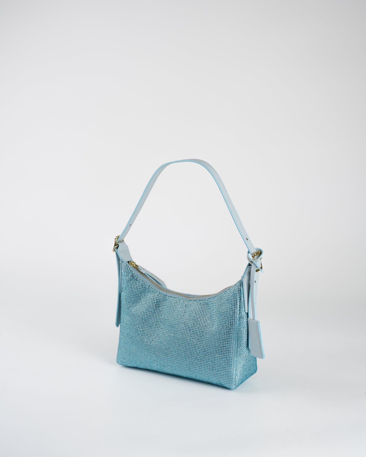 Ezra Crystal Bag in Blue